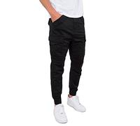 ALPHA INDUSTRIES Airman Pantalones Cargo, Negro (Black-03), 33 para Hombre