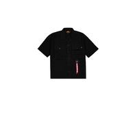 Alpha Industries Aloha Safari Shirt Camisa, Black, XXL Hombre
