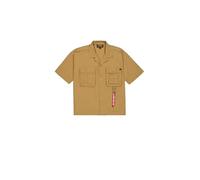 Alpha Industries Aloha Safari Shirt Camisa, Khaki, XXL Hombre