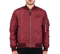 ALPHA INDUSTRIES Alpha College Jacket FN Camiseta, Burgundy, M Unisex Adulto