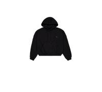 Alpha Industries Alpha Essentials Rubber Logo Hoodie Sudaderas y sudaderas con capucha Talla S - Negro