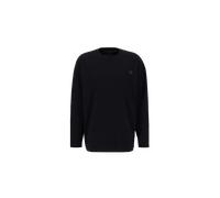 Alpha Industries Alpha Essentials Rubber Logo Longsleeve Sudaderas y sudaderas con capucha Talla 2XL - Negro