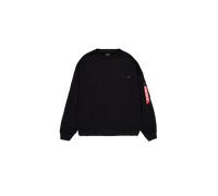 Alpha Industries Alpha Essentials Rubber Logo Sweatshirt Sudaderas y sudaderas con capucha Talla M - Negro