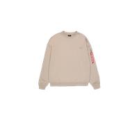Alpha Industries Alpha Essentials Rubber Logo Sweatshirt Sudaderas y sudaderas con capucha Talla XL - Beige