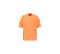 Alpha Industries Alpha Essentials Rubber Logo T-Shirt Camisetas Talla XL - Naranja