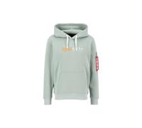Alpha Industries Alpha Label Hoody Sudadera con Capucha, Dusty Green, XXL para Hombre
