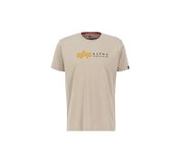 Alpha Industries Alpha Label Puff Print T-Shirt Camisetas Talla M - Beige