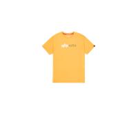 Alpha Industries Alpha Label Puff Print T-Shirt Camisetas Talla M - Naranja