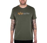 ALPHA INDUSTRIES Camiseta dorado / oliva / blanco L dorado / oliva / blanco