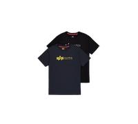 Alpha Industries Alpha Label T-Shirt 2 Pack Camisetas Talla 3XL -