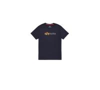 Alpha Industries Alpha Label T-Shirt Camisetas Talla 2XL - Azul