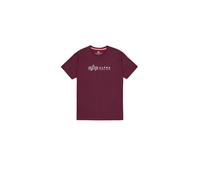 Alpha Industries Alpha Label T-Shirt Camisetas Talla 2XL - Rojo