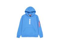 Alpha Industries Alpha Puff Print Hoodie Sudaderas con capucha Talla M - Azul