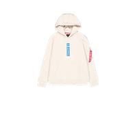 Alpha Industries Alpha Puff Print Hoodie Sudaderas con capucha Talla M - Blanco