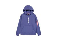 Alpha Industries Alpha Puff Print Hoodie Sudaderas con capucha Talla M - Púrpura