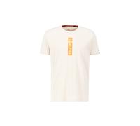 Alpha Industries Alpha Puff Print T-Shirt Camisetas Talla XS - Blanco