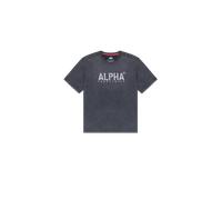 Alpha Industries Alpha Stencil T-Shirt Camisetas Talla 2XL - Azul oscuro