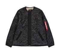 Alpha Industries - ALS Teddy Field Jacket - Jackets - Hombre - Negro - L -