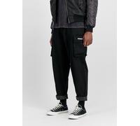 ALPHA INDUSTRIES Pantalón cargo negro / blanco 31 negro / blanco