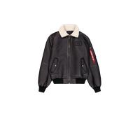 Alpha Industries B-15-3 Faux Leather Chaquetas de cuero Talla 3XL - Negro