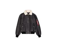 Alpha Industries B-15-3 Faux Leather Chaquetas de cuero Talla 2XL - Negro