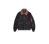 Alpha Industries B-15 Leather Chaquetas bomber Talla 3XL - Marrón vintage