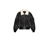 Alpha Industries B-15 Leather UV Loose Chaquetas de cuero Talla L - Negro