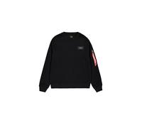 Alpha Industries Back Print Crewneck Sudadera para Hombre Black L