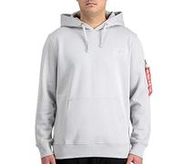 ALPHA INDUSTRIES Back Print Hoody Sudadera, Pastel Grey, M para Hombre