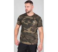Alpha Industries Backprint Camo Camiseta, multicolor, tamaño XL para Hombres