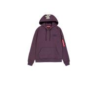 Alpha Industries Backprint Hoodie Sudaderas con capucha Talla 2XL - Ciruela