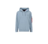 Alpha Industries Backprint Hoodie Sudaderas con capucha Talla M - Gris azul