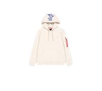 ALPHA INDUSTRIES Sudadera beige / añil, Talla XL