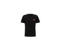 Alpha Industries Backprint Reflective Print T-Shirt Camisetas Talla XS - Negro/Naranja