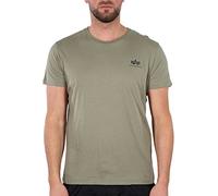 ALPHA INDUSTRIES Backprint T Camiseta, Verde (Olive/Black-154), M para Hombre