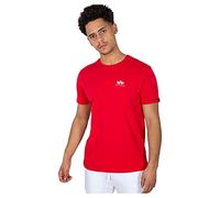 ALPHA INDUSTRIES Backprint T Sudadera, Rojo (Speed Red-328), XS para Hombre