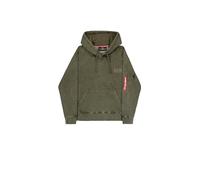 Alpha Industries Backprint Vintage Sudadera con Capucha Hombre (Pack de 1)
