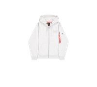 Alpha Industries Backprint Zip Hoodie Sudaderas con capucha Talla M - Gris