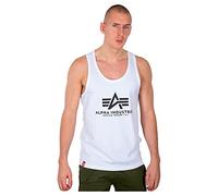 ALPHA INDUSTRIES Basic BB Camiseta, Blanco (White-09), S para Hombre