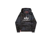 ALPHA INDUSTRIES Basic Hoody Camo Color 125-black Camo para Hombre Talla L