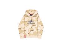 Alpha Industries Basic Big Logo Camo Hoodie Sudaderas con capucha Talla XL -
