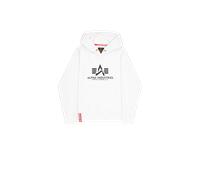 Alpha Industries Basic Big Logo Hoodie Sudaderas con capucha Talla 2XS - Blanco