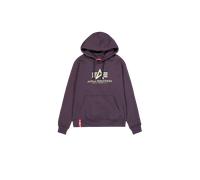 Alpha Industries Basic Big Logo Hoodie Sudaderas con capucha Talla L - Ciruela