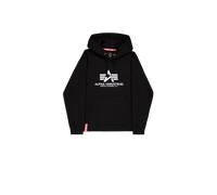 Alpha Industries Basic Big Logo Hoodie Sudaderas con capucha Talla L - Negro