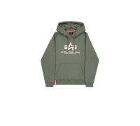 Alpha Industries Basic Big Logo Hoodie Sudaderas con capucha Talla L - Verde
