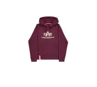 Alpha Industries Basic Big Logo Hoodie Sudaderas con capucha Talla M - Rojo