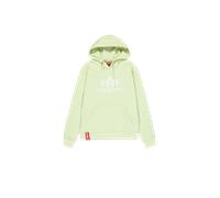 Alpha Industries Basic Big Logo Hoodie Sudaderas con capucha Talla M - Verde menta