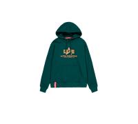 ALPHA INDUSTRIES Sudadera verde oscuro, Talla XL