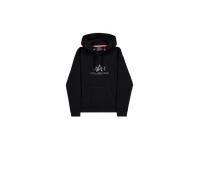 Alpha Industries Basic Big Logo Mirror Leo Hoodie Sudaderas con capucha Talla M - Negro