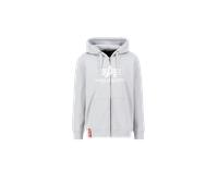 Alpha Industries Basic Big Logo PP Zip Hoodie Sudaderas con capucha Talla M - Gris